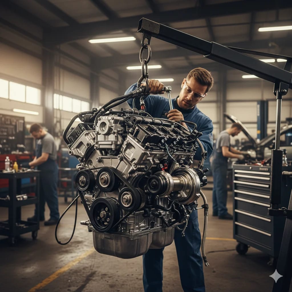 Pruefung eines Motors